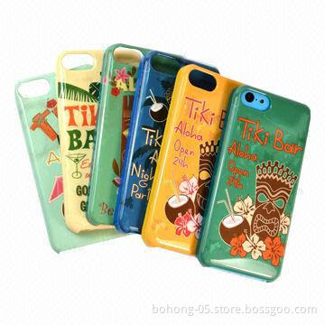 PC Case for iPhone 5C, IML Technology, Various Colors are Available